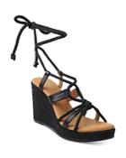 Andre Assous Women's Ash Jute & Leather Strappy Espadrille Wedge Sandals