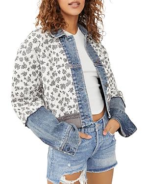 Free People Ditsy Denim Jacket