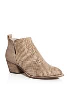 Dolce Vita Sonya Perforated Mid Heel Booties