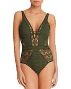 Becca By Rebecca Virtue Color Play One Piece Swimsuit