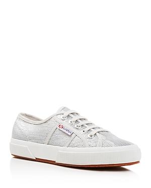 Superga Sequin Lace Up Sneakers