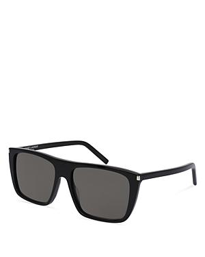 Saint Laurent Sl156 Rectangle Sunglasses, 56mm
