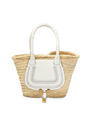 Chloe Marcie Medium Mixed Media Basket Tote