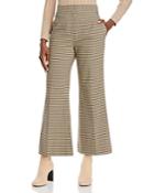 Rebecca Taylor Houndstooth Print Cropped Pants