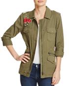 Velvet By Graham & Spencer Rhoda Embroidered Army Jacket - 100% Exclusive