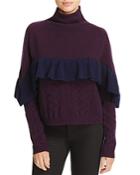 Naadam Ruffle Mock-neck Cashmere Sweater - 100% Exclusive