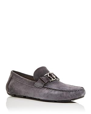 Salvatore Ferragamo Men's Moc Toe Drivers - Wide