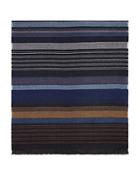 The Men's Store At Bloomingdale's Oversized Striped Scarf - 100% Exclusive