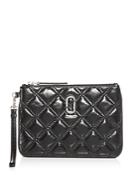 Marc Jacobs The Quilted Softshot Leather Wristlet