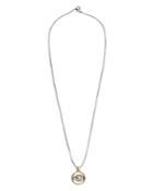 The Monotype The Franklin Two Tone Eye Pendant Necklace, 13