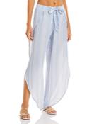 J. Valdi Striped Tulip Cover-up Pants