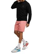 Psycho Bunny Diego Cotton Blend Solid Slim Fit Shorts