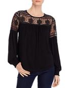 Design History Lace Knit Top