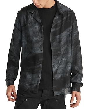 The Kooples Stardust Abstract Print Regular Fit Button Down Shirt