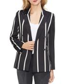 Vince Camuto Striped Double-breasted Blazer