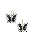 Baublebar Monarch Beaded Butterfly Drop Earrings