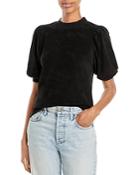 Goldie Fine Terry Puff Sleeve Tee