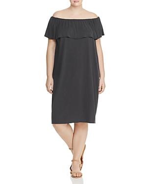 Nic And Zoe Plus Boardwalk Convertible Off-the-shoulder Dress