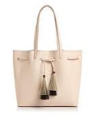 Loeffler Randall Calf Hair Tassel Drawstring Tote