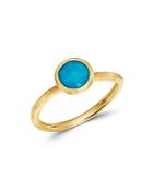 Marco Bicego 18k Yellow Gold Jaipur Color Turquoise Ring