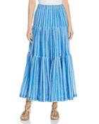 Tory Burch Embroidered Organza Maxi Skirt