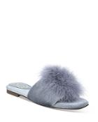 Sam Edelman Women's Francie Pom Pom Slide Sandals