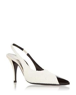 Saint Laurent Women's Helmut 90 Dream Slingback Pumps
