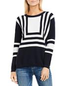 Two By Vince Camuto Nautical Intarsia Stripe Sweater