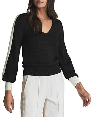 Reiss Taylor V Neck Knit Top