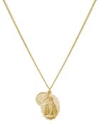 Miansai Mini Saints Pendant Necklace In 18k Gold-plated Sterling Silver, 18