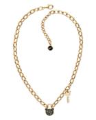 Karl Lagerfeld Paris Small Choupette Lock & Key Necklace, 16-18