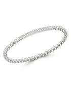 Bloomingdale's Diamond Bar Beaded Stretch Bracelet In 14k White Gold, 0.50 Ct. Tw. - 100% Exclusive