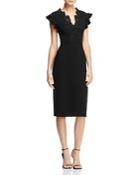 Rebecca Taylor Crepe And Lace Dress