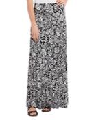Karen Kane Tiered Floral-print Maxi Skirt