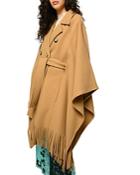 Pinko Belted Cape Coat