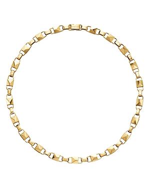 Michael Kors Large Link Collar Necklace, 16