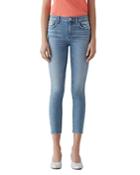 Agolde Sophie High Rise Crop Skinny Jeans In Limit