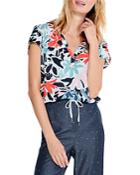 Nic+zoe Tropical Patchwork Top