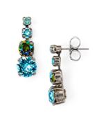 Sorrelli Swarovski Crystal Graduated Drop Earrings