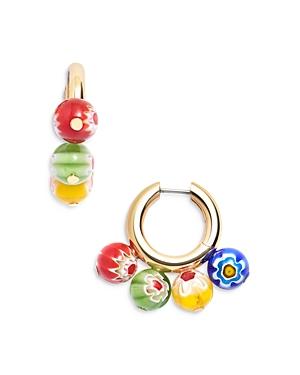Baublebar Briony Beaded Huggie Hoop Earrings