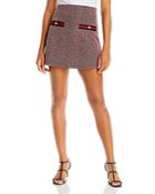 Aqua Stretch Tweed Mini Skirt - 100% Exclusive
