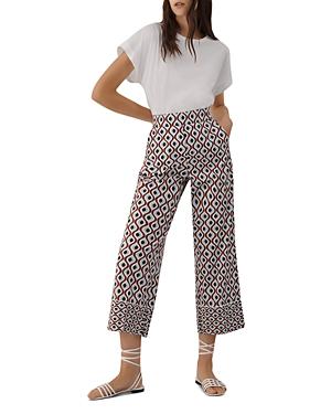 Marella Musico Printed Cropped Pants