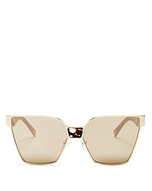 Marc Jacobs Mirrored Square Sunglasses, 57mm
