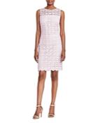 Lauren Ralph Lauren Geometric Lace Sheath Dress