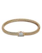 John Hardy 18k Yellow Gold Classic Chain Diamond Extra-small Bracelet