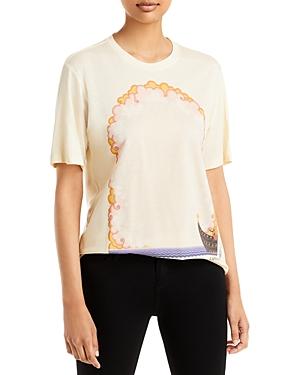 Lanvin Silk Blend Printed Tee