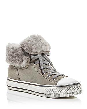 Ash Women's Vim Shearling High Top Sneakers