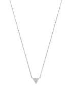 Moon & Meadow Diamond Triangle Pendant Necklace In 14k White Gold, 0.04 Ct. T.w. - 100% Exclusive