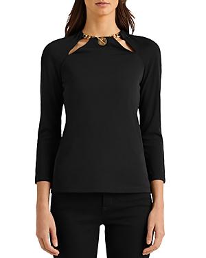 Lauren Ralph Lauren Chain Detail Top