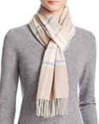 C By Bloomingdale's Cashmere Plaid Scarf